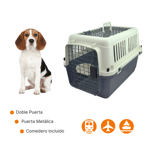 Transportadora Kennel Chica 2 Puertas