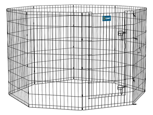 CORRAL METALICO SUNNY PLEGABLE DE 8 PANELES 42" (107cm)