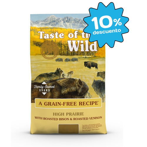 Taste of the Wild High Prairie Canine Adulto Bisonte y Venado asado