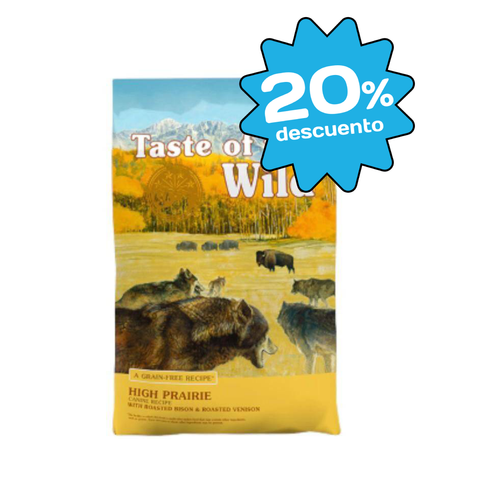 Taste of the Wild High Prairie Canine Adulto Bisonte y Venado asado
