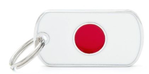 Plaquitas My Family - Placa Bandera Japón