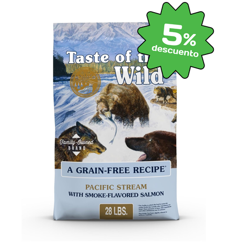 Taste of the Wild Pacific Stream Canine Adulto Salmón Ahumado