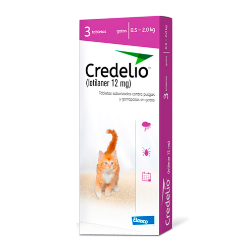 CREDELIO TABLETA PARA GATO 12MG