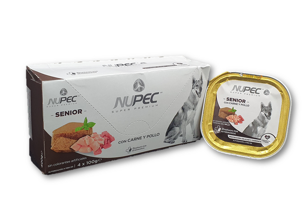 Pack de 4 latas Nupec  Senior