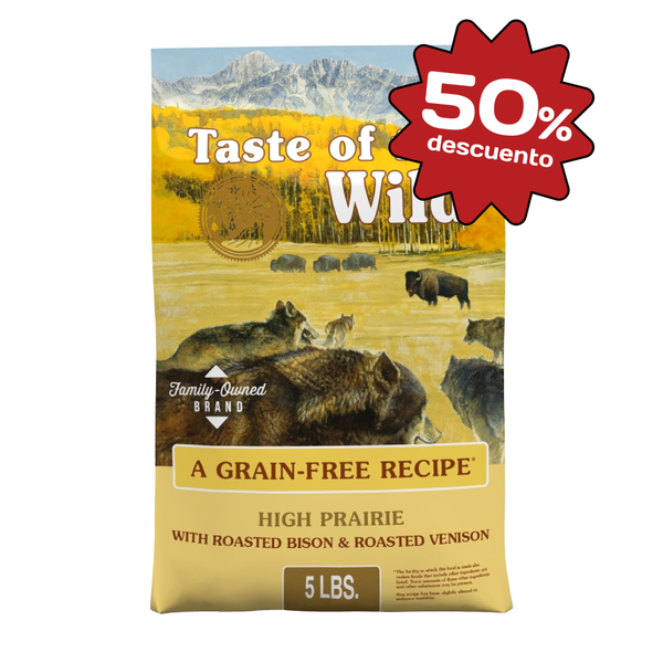 Taste of the Wild High Prairie Canine Adulto Bisonte y Venado asado