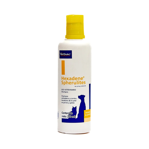 VIRBAC INFECCIONES HEXADENE SPHERULITES SHAMPOO 250 ML
