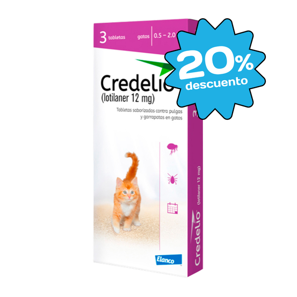 Credelio tableta para gato 12 mg