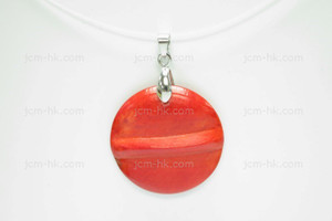 30X30mm Buffalo Bone Carved Designer Bead Pendant, Natural Dyed [z1156]