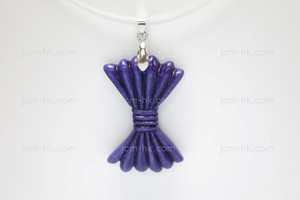 26X45mm Buffalo Bone Carved Designer Bead Pendant, Natural Dyed [z1117]