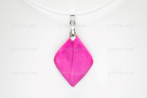 26X38mm Buffalo Bone Carved Designer Bead Pendant, Natural Dyed [z1145]