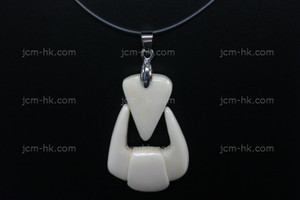30X45mm Buffalo Bone Dangling Designer Bead Pendant [z1299]