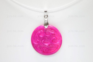 30x30mm Buffalo Bone Designer Bead Pendant, Natural Dyed [z5235]