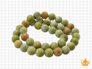 8mm Matte Nephrite Jade Round Beads 15.5" natural [8a18m]