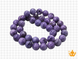 8mm Charoite Round Beads 15.5" dyed quartz [8r78]