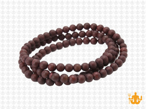 4mm Matte Poppy Jasper Round Beads 15.5" natural [4b22m]