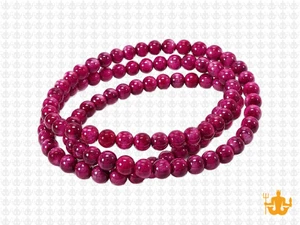 4mm Purple Sesame Agate Round Beads 15.5" dyed [4g4p]