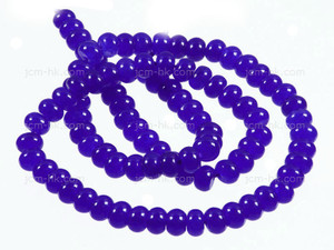 6mm Amethyst Rondelle Beads 15.5" natural [h3d11-6]