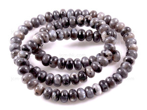 6mm Blue Labradonite Rondelle Beads 15.5" natural [h3d40-6]