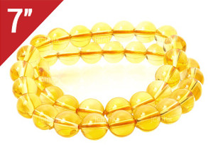 4mm Topaz Round Loose Beads About 7" synthetic [i4a7]