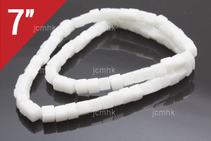 4x4mm White Obsidian Cube Loose Beads 7" [iu71b98]