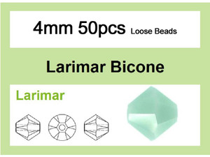 4mm Green Opal Crystal Faceted Bicone Loose Beads 50pcs. [iuc21b3]