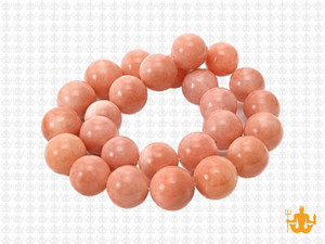 10mm Apricot Jade Round Beads 15.5" natural [10b5h]