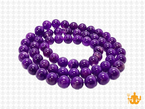6mm Purple Jade Round Beads 15.5" dyed [6b5p]