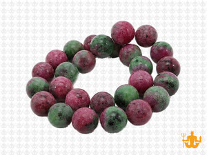 10mm Matte Watermelon Agate Round Beads 15.5" dyed [10r39m]