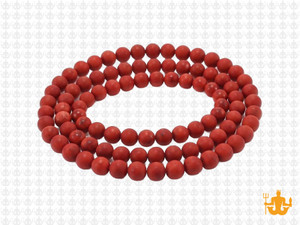 4mm Matte Coffee Magnesite Round Beads 15.5" [4tcm]
