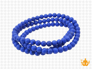4mm Matte Lapis Magnesite Round Beads 15.5" [4tlm]