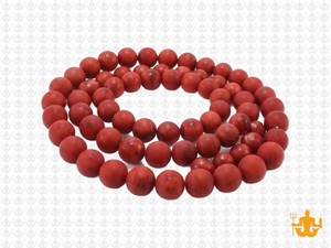 6mm Matte Coffee Magnesite Round Beads 15.5" [6tcm]
