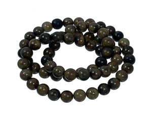 6mm Natural Buffalo Bone Beads 7" A Grade Dyed [6z13]