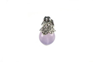 12mm Cape Amethyst Ball Silver Plated Pendant [y105m]