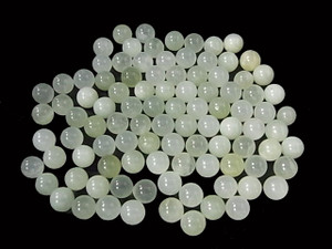 6mm New Jade No Hole Ball 10pcs. [y751e]