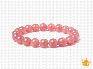 8mm Sunstone Elastic Bracelet 7.5" dyed quartz [b3r73]
