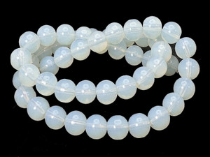 6mm Moon Quartz Round Beads 15.5" synthetic [6a79]