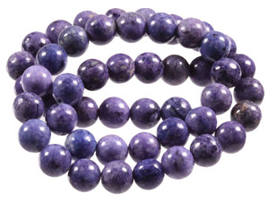 12mm Charoite Round Beads 15.5" dyed quartz [12r78]