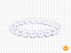 8mm Crystal Elastic Bracelet 7.5" synthetic [b3a5]