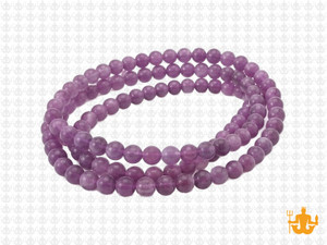 4mm Matte Amethyst Round Beads 15.5" synthetic [4a6m]