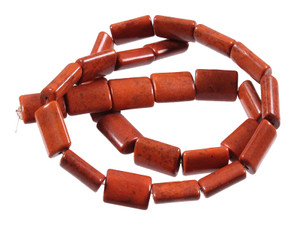 10x14mm Coffee Magnesite Pillow Beads 15.5" [t548c]