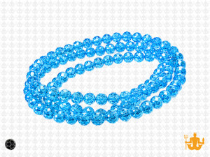 4x3mm Aquamarine Glass Faceted Rondelle about 15.5" [uc1a26]