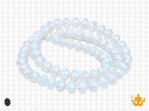 8x6mm Opalite Faceted Rondelle about 15.5" [uc3a43]
