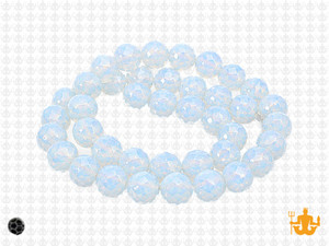 4x6mm Opalite Faceted Rice about 15.5" [uc11a43]