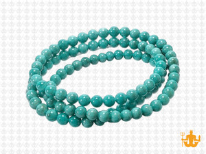 4mm Russian Amazonite Round Beads 15.5" natural [4r41]