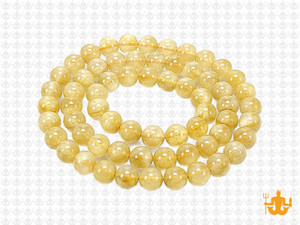 6mm Rulite Quartz Round Beads 15.5" synthetic [6a44]