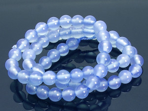 6mm Chalcedony Round Beads 15.5" synthetic [6a65]