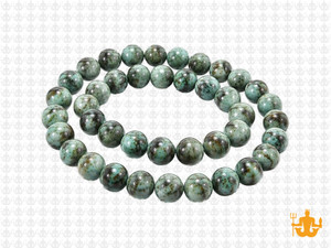 6mm Africa Turquoise Round Beads 15.5" natural [6r65]