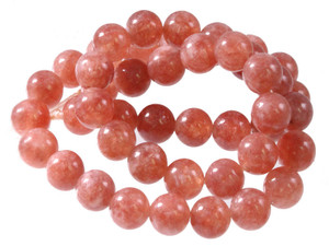 6mm Sunstone Round Beads 15.5" dyed quartz [6r73]