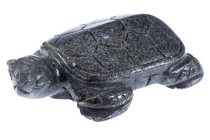 3" Pyrite Turtle Carving Collectible (Measure 78mmx46x24mm) [yc24]