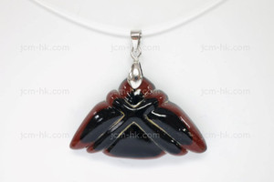 40x25mm Lucite Carved Designer Bead Pendant [z1098]